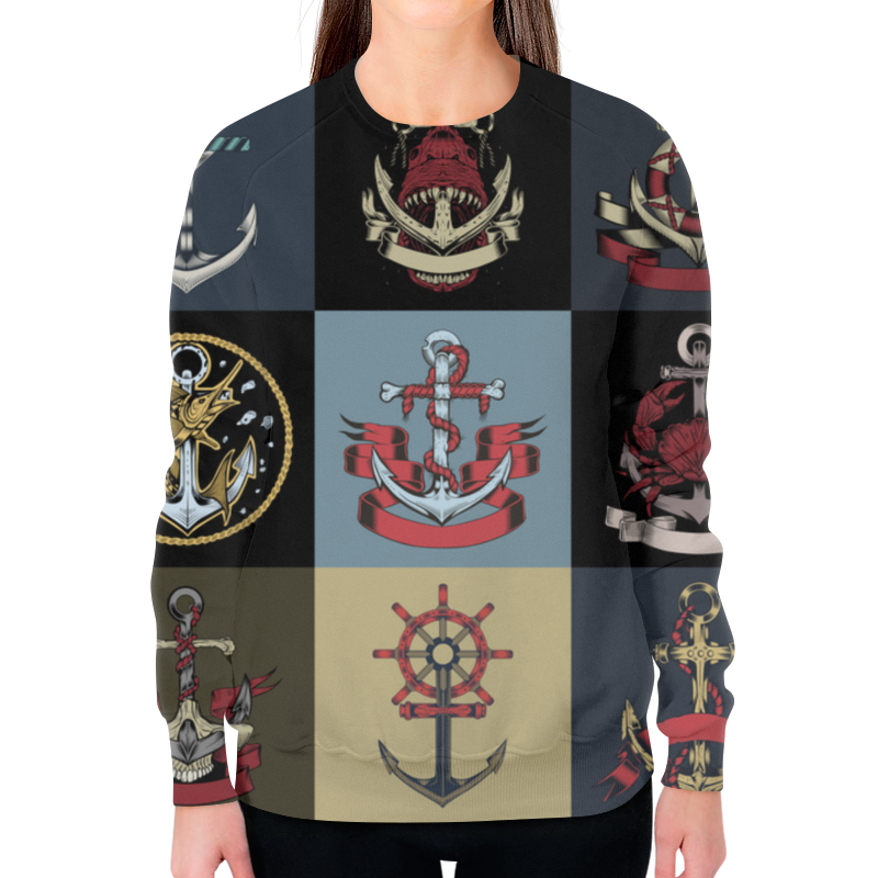 Printio Свитшот женский с полной запечаткой Моряк printio свитшот мужской с полной запечаткой моряк