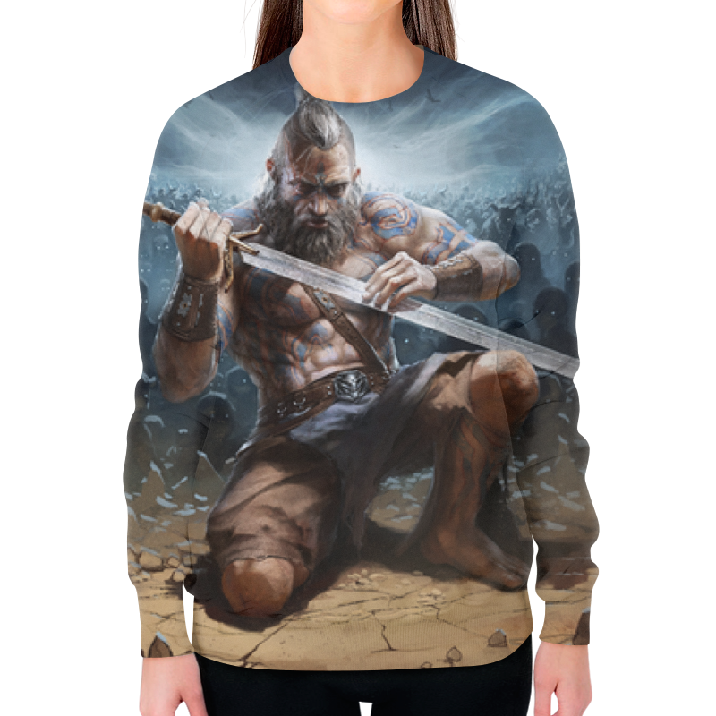 Printio Свитшот женский с полной запечаткой Варяг