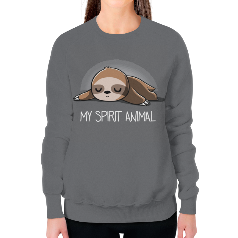 printio футболка с полной запечаткой для девочек мое духовное животное Printio Свитшот женский с полной запечаткой Мое духовное животное