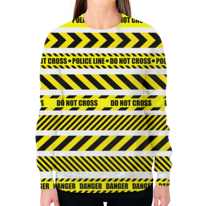 Printio Свитшот женский с полной запечаткой Police line