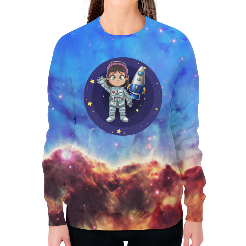 Printio Свитшот женский с полной запечаткой Космос printio свитшот женский с полной запечаткой космос