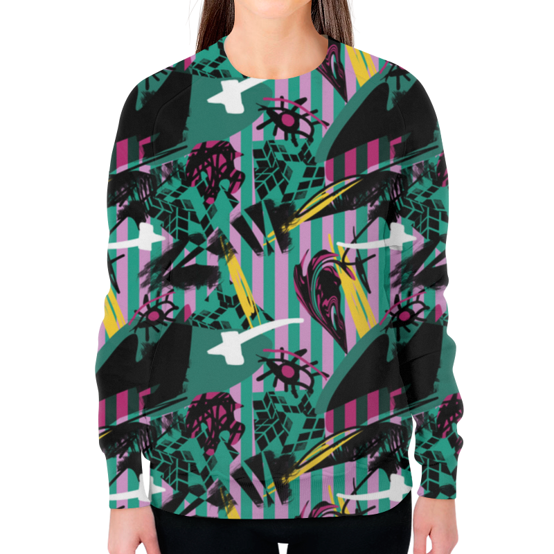 Printio Свитшот женский с полной запечаткой Авторский стиль