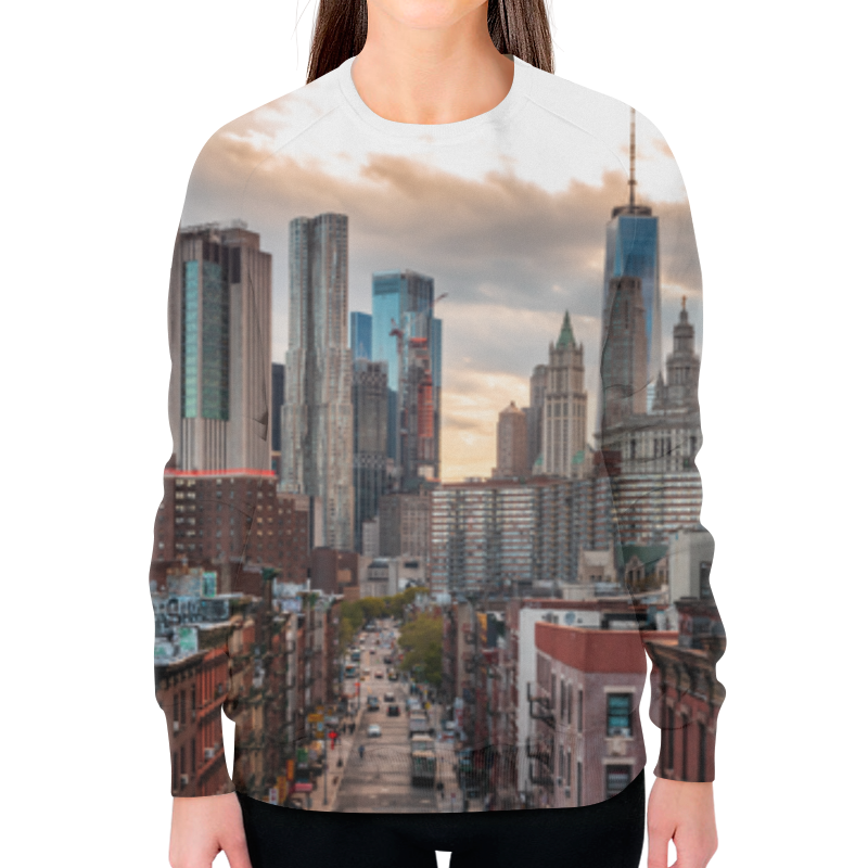 Printio Свитшот женский с полной запечаткой Город printio свитшот женский с полной запечаткой большой город