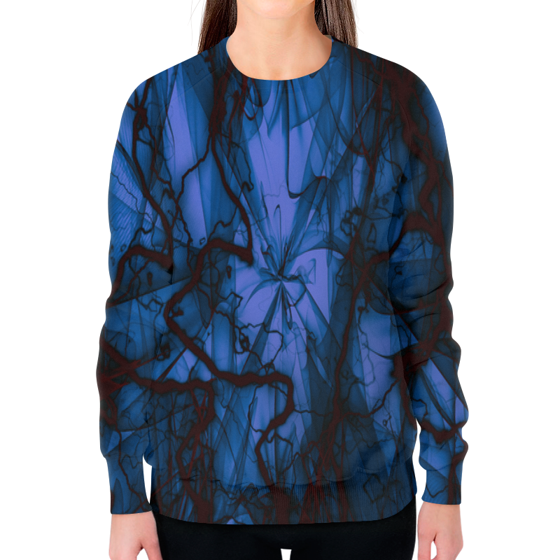 Printio Свитшот женский с полной запечаткой Краски