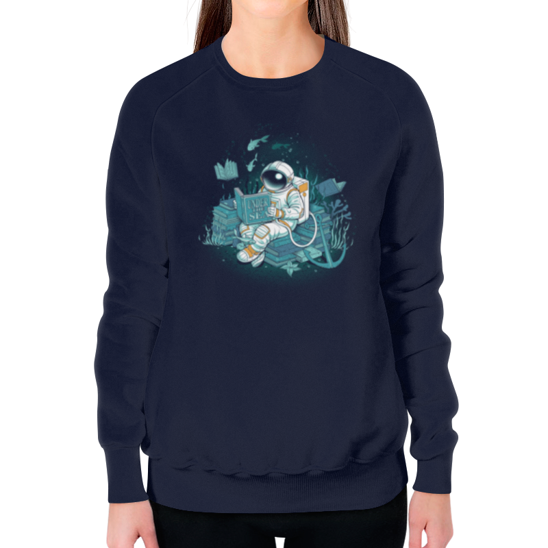 Printio Свитшот женский с полной запечаткой Морская глубина printio футболка с полной запечаткой женская морская глубина