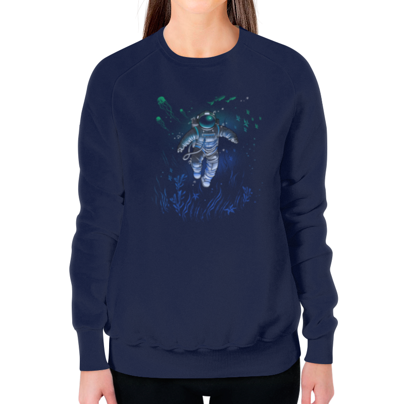 Printio Свитшот женский с полной запечаткой Космическая глубина printio футболка с полной запечаткой женская космическая глубина