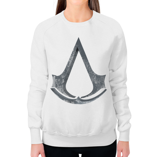 Заказать свитшот в Москве. Свитшот женский с полной запечаткой Assassin’s Creed от GeekFox  - готовые дизайны и нанесение принтов.