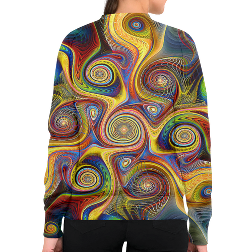 Заказать свитшот в Москве. Свитшот женский с полной запечаткой Abstract Design от balden - готовые дизайны и нанесение принтов.