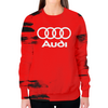 Заказать свитшот в Москве. Свитшот женский с полной запечаткой  Авто Audi от THE_NISE  - готовые дизайны и нанесение принтов.