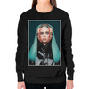 Заказать свитшот в Москве. Свитшот женский с полной запечаткой Billie Eilish от geekbox - готовые дизайны и нанесение принтов.