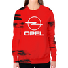 Заказать свитшот в Москве. Свитшот женский с полной запечаткой Авто Opel от THE_NISE  - готовые дизайны и нанесение принтов.