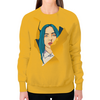 Заказать свитшот в Москве. Свитшот женский с полной запечаткой Billie Eilish от balden - готовые дизайны и нанесение принтов.