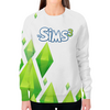 Заказать свитшот в Москве. Свитшот женский с полной запечаткой The Sims 3 от THE_NISE  - готовые дизайны и нанесение принтов.