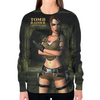 Заказать свитшот в Москве. Свитшот женский с полной запечаткой TOMB RAIDER от robus - готовые дизайны и нанесение принтов.