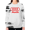 Заказать свитшот в Москве. Свитшот женский с полной запечаткой Авто Audi от THE_NISE  - готовые дизайны и нанесение принтов.
