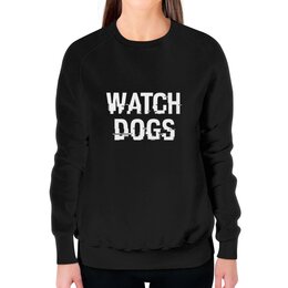 Заказать свитшот в Москве. Свитшот женский с полной запечаткой Watch Dogs от THE_NISE  - готовые дизайны и нанесение принтов.