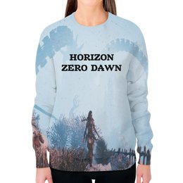 Заказать свитшот в Москве. Свитшот женский с полной запечаткой Horizon Zero Dawn от THE_NISE  - готовые дизайны и нанесение принтов.