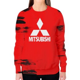Заказать свитшот в Москве. Свитшот женский с полной запечаткой Mitsubishi от THE_NISE  - готовые дизайны и нанесение принтов.