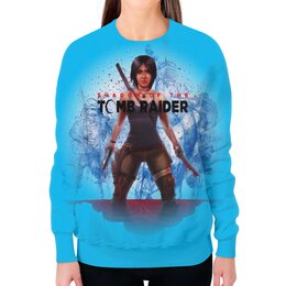 Заказать свитшот в Москве. Свитшот женский с полной запечаткой Tomb Raider от THE_NISE  - готовые дизайны и нанесение принтов.