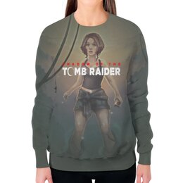 Заказать свитшот в Москве. Свитшот женский с полной запечаткой Tomb Raider от THE_NISE  - готовые дизайны и нанесение принтов.