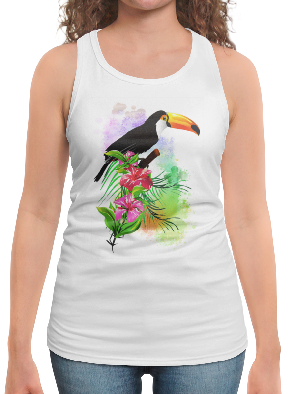 Printio Борцовка с полной запечаткой Тропические птицы от зорго арт. printio футболка с полной запечаткой женская тропические птицы от зорго арт