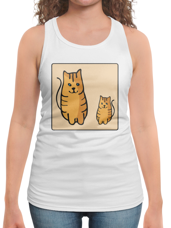Printio Борцовка с полной запечаткой Два котика, смотрящие друг на друга printio футболка с полной запечаткой женская два котика смотрящие друг на друга
