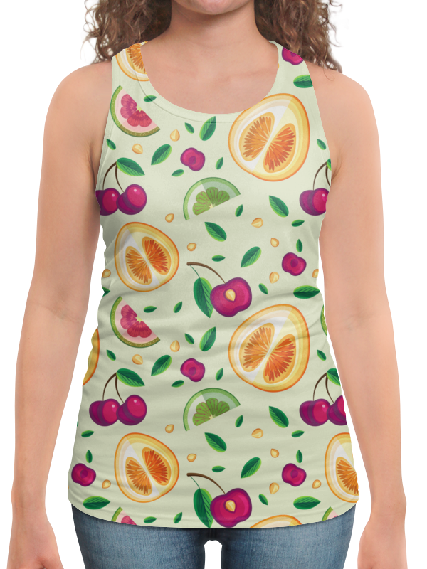 Printio Борцовка с полной запечаткой Фруктовый салат printio футболка с полной запечаткой женская фруктовый салат