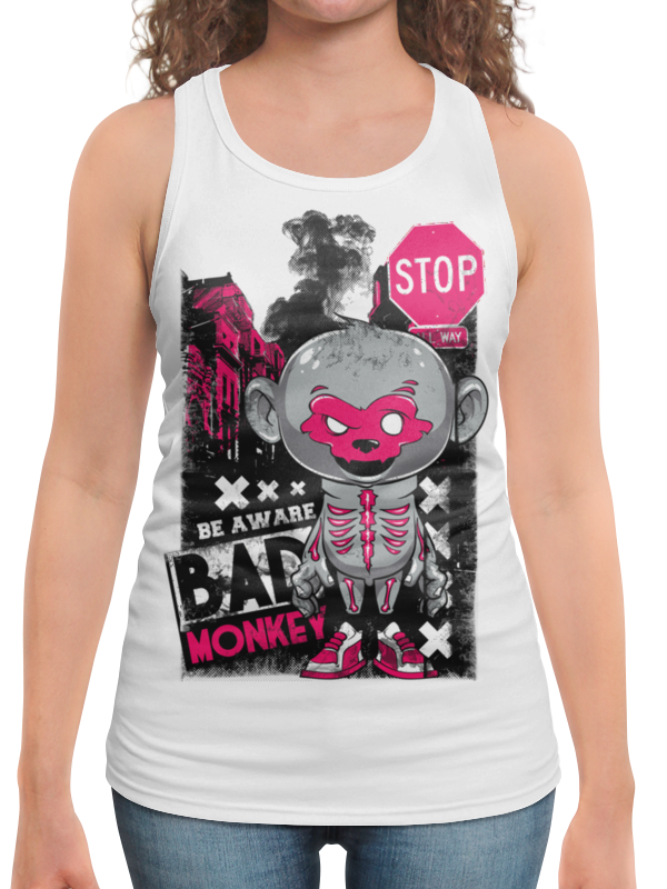 Printio Борцовка с полной запечаткой Bad monkey printio футболка с полной запечаткой для девочек bad monkey