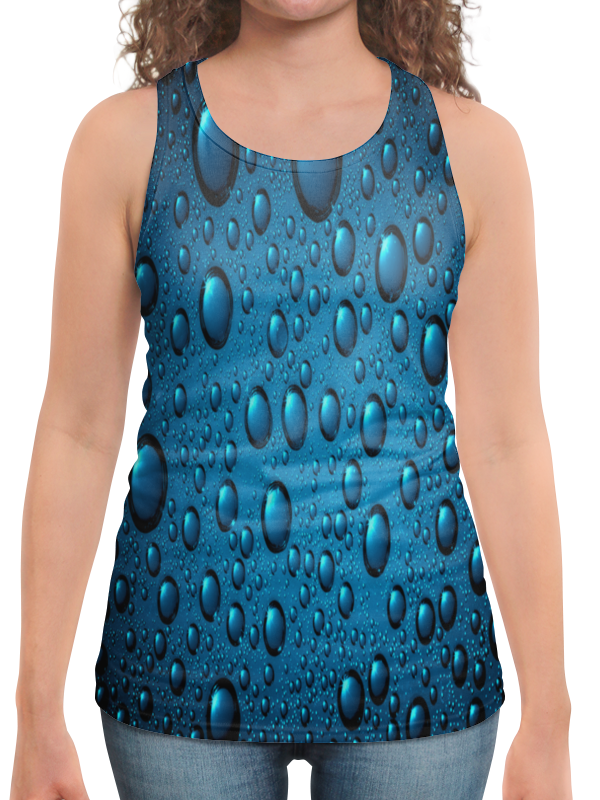 Printio Борцовка с полной запечаткой Капли воды printio футболка с полной запечаткой мужская капли воды