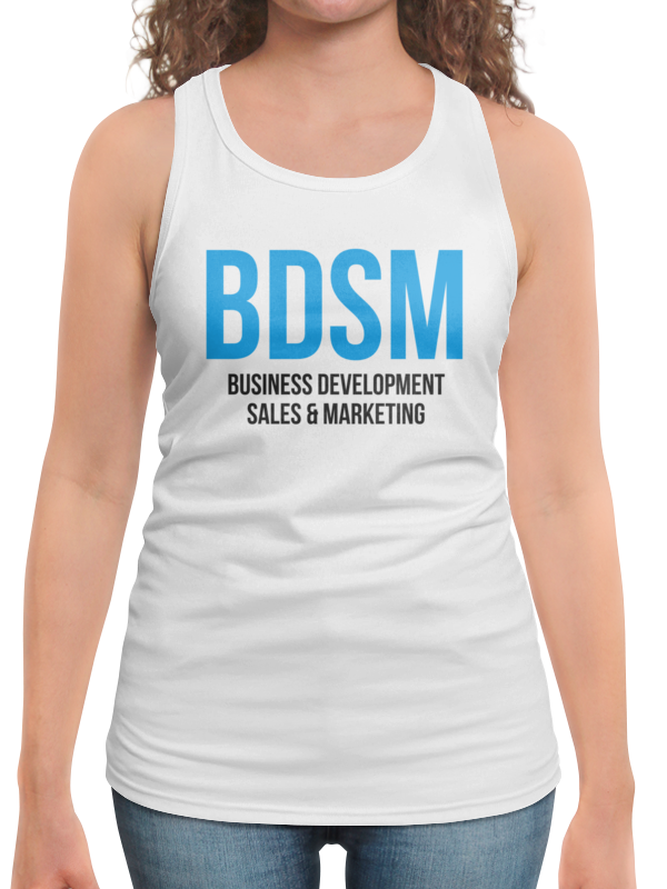 цена Printio Борцовка с полной запечаткой Bdsm - business development, sales & marketing