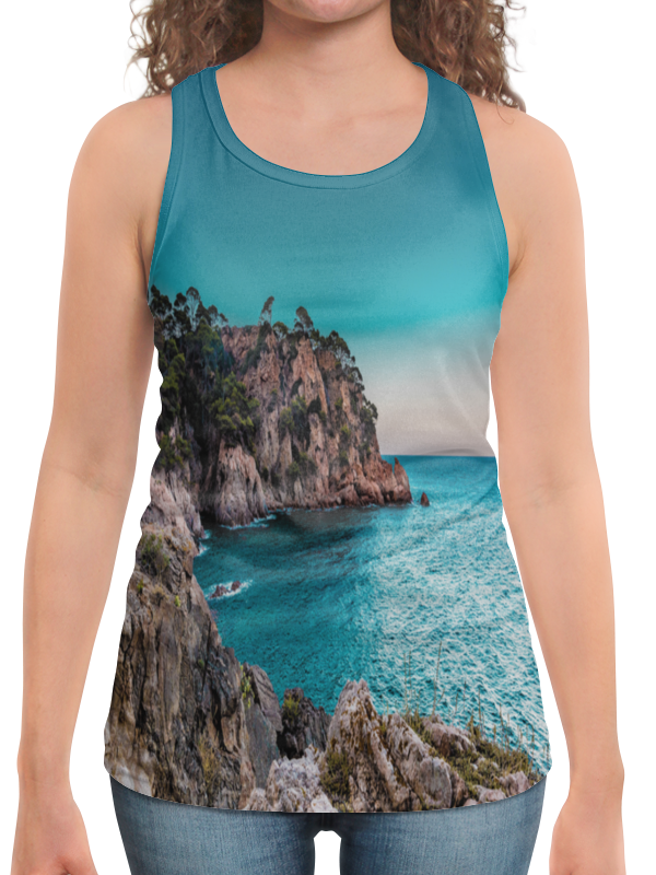 Printio Борцовка с полной запечаткой Берег printio футболка с полной запечаткой женская берег