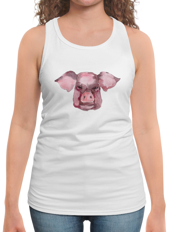 Printio Борцовка с полной запечаткой Свинья printio футболка с полной запечаткой мужская свинья