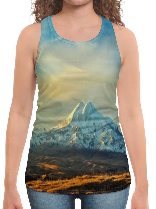 Printio Борцовка с полной запечаткой Горная долина printio футболка с полной запечаткой для девочек горная долина