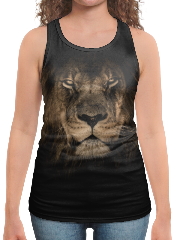 Printio Борцовка с полной запечаткой Хищный лев printio футболка с полной запечаткой мужская хищный лев