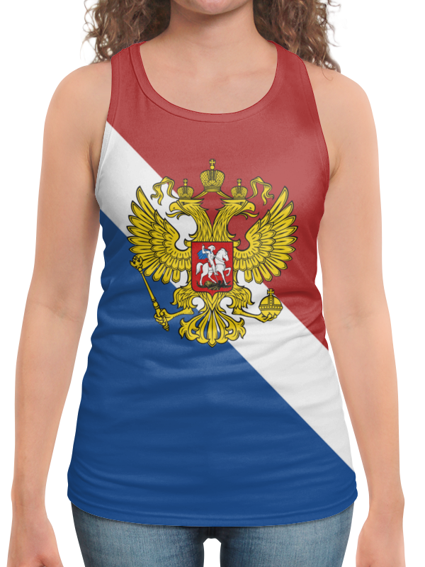 Printio Борцовка с полной запечаткой Флаг россии printio футболка с полной запечаткой мужская флаг россии