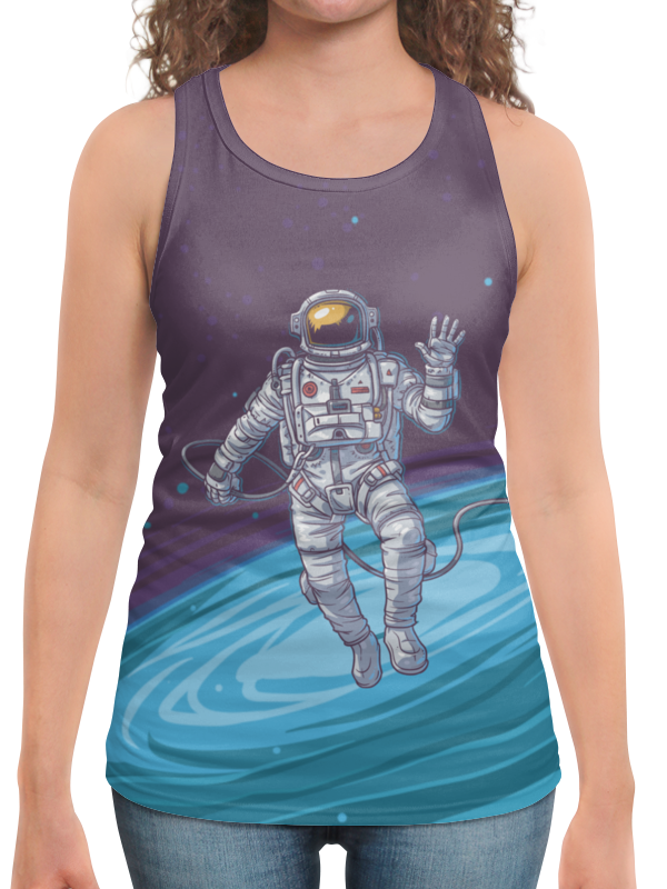 Printio Борцовка с полной запечаткой Привет из космоса printio футболка с полной запечаткой для девочек привет из космоса