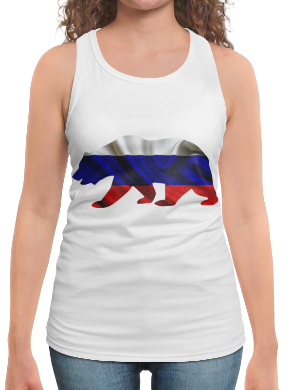 Printio Борцовка с полной запечаткой Русский медведь printio борцовка с полной запечаткой модный панда медведь