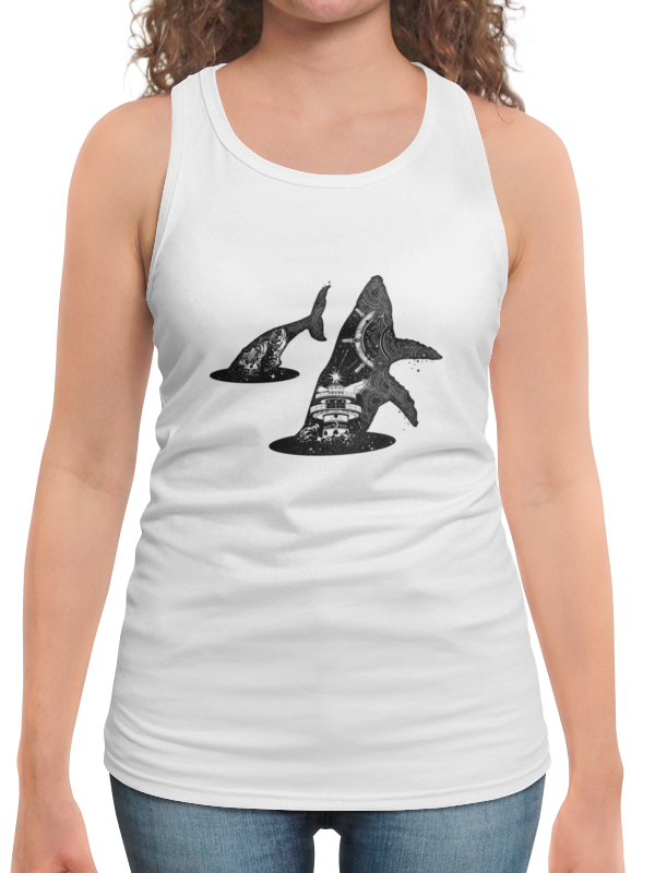 Printio Борцовка с полной запечаткой Кит и море printio футболка с полной запечаткой для мальчиков кит и море