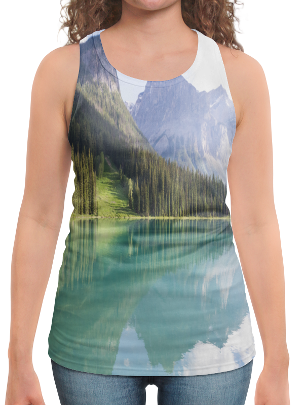Printio Борцовка с полной запечаткой Прозрачное озеро printio футболка с полной запечаткой женская прозрачное озеро