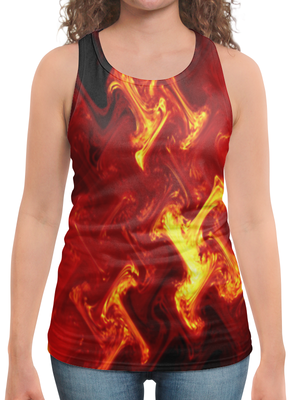 Printio Борцовка с полной запечаткой Огненный узор printio футболка с полной запечаткой женская огненный узор
