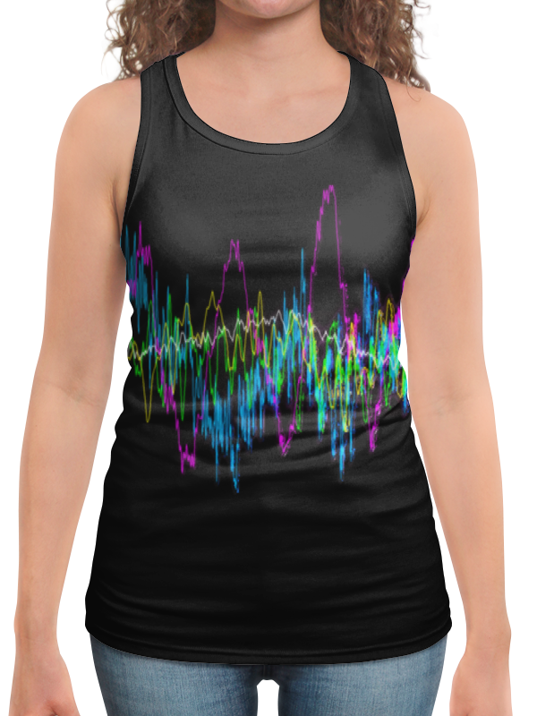 Printio Борцовка с полной запечаткой Звуковая волна printio футболка с полной запечаткой женская звуковая волна