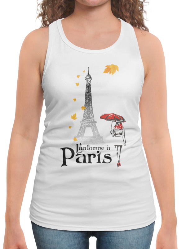 Printio Борцовка с полной запечаткой Осень в париже. printio футболка с полной запечаткой женская осень в париже