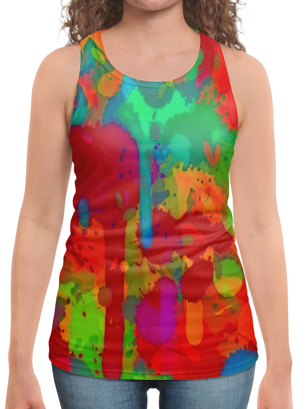 Printio Борцовка с полной запечаткой Сочные краски printio футболка с полной запечаткой для девочек сочные краски