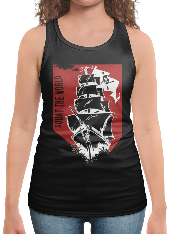 Printio Борцовка с полной запечаткой Пиратский корабль printio футболка с полной запечаткой для девочек пиратский корабль