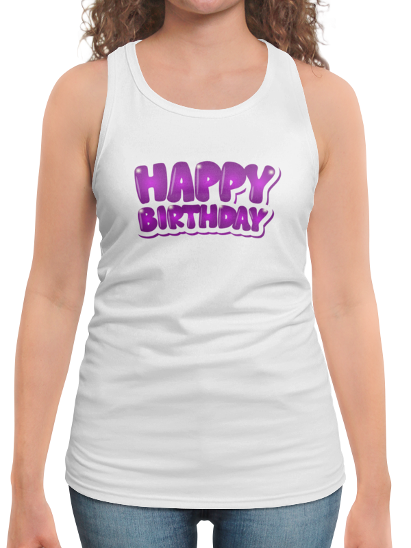Printio Борцовка с полной запечаткой Happy birthday printio футболка с полной запечаткой для девочек happy birthday