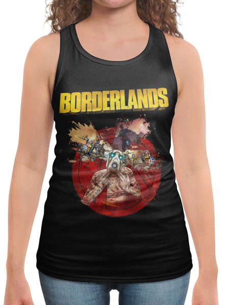 Заказать майку в Москве. Борцовка с полной запечаткой Borderlands от Leichenwagen - готовые дизайны и нанесение принтов.