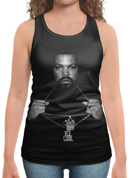 Заказать майку в Москве. Борцовка с полной запечаткой Ice Cube от skynatural - готовые дизайны и нанесение принтов.