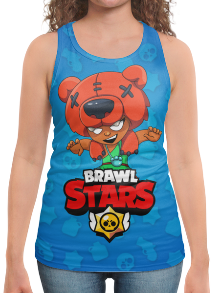 Заказать майку в Москве. Борцовка с полной запечаткой BRAWL STARS NITA от geekbox - готовые дизайны и нанесение принтов.