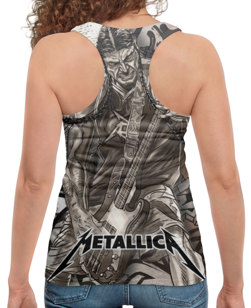 Заказать майку в Москве. Борцовка с полной запечаткой Metallica Art от Aleksey Rovensky - готовые дизайны и нанесение принтов.