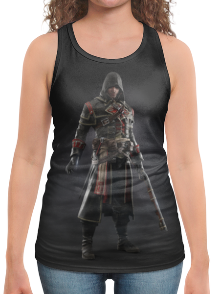 Заказать майку в Москве. Борцовка с полной запечаткой Assassins Creed (Rogue) от Аня Лукьянова - готовые дизайны и нанесение принтов.